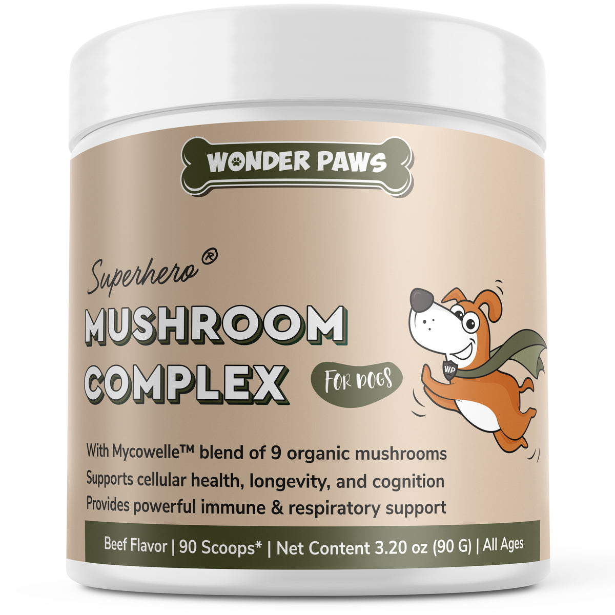 Immune Support Mushroom Powder for Dogs Immunity, Cognition, Cellular