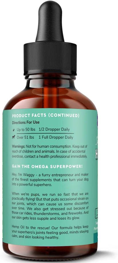 Gotas de aceite de cáñamo