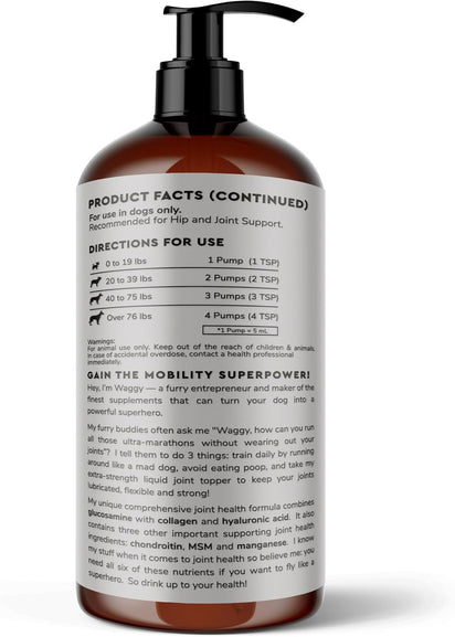 Liquid Glucosamine For Dogs (16oz)