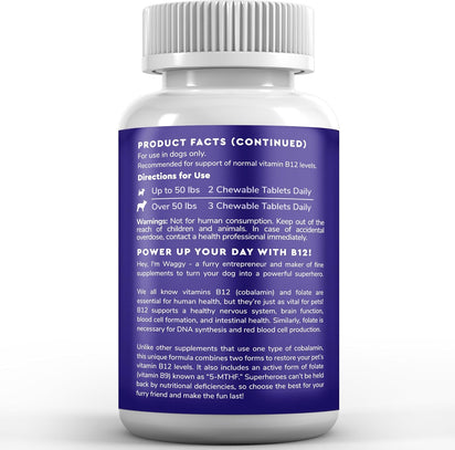 Masticables de vitamina B12 + folato