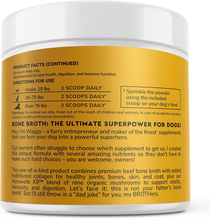 Polvo de caldo de huesos