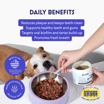 Polvo dental Wonder Paws Plaque Defense