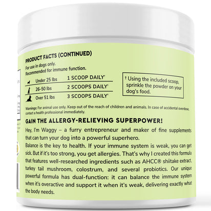 Complejo de apoyo inmunológico y para alergias AHCC®