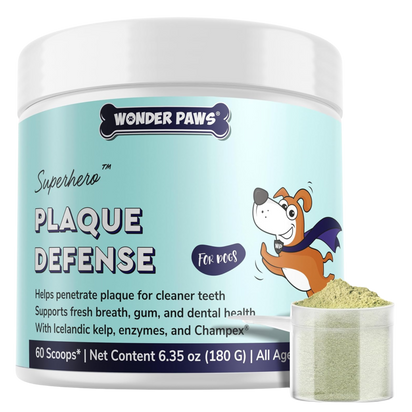 Polvo dental Wonder Paws Plaque Defense