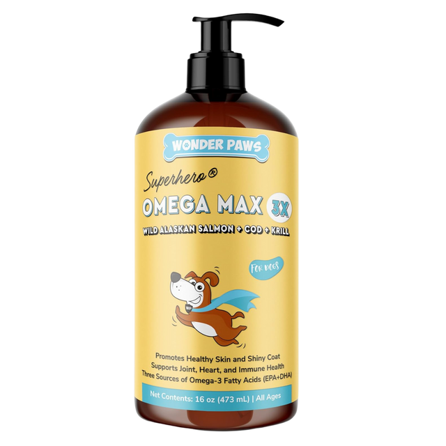 Omega Max 3X – Triple Source Fish Oil For Dogs