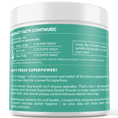 Wonder Paws Fresh Breath Dental Powder