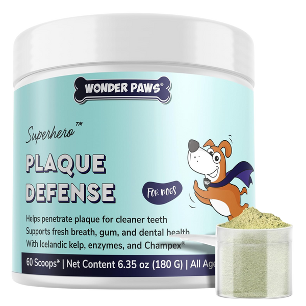 Polvo dental Wonder Paws Plaque Defense