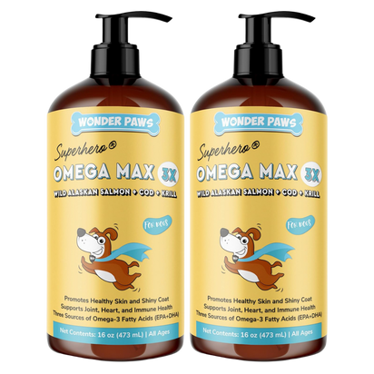 Omega Max 3X – Triple Source Fish Oil For Dogs (2x)