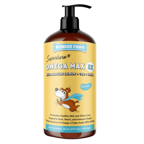 Omega Max 3X – Triple Source Fish Oil For Dogs